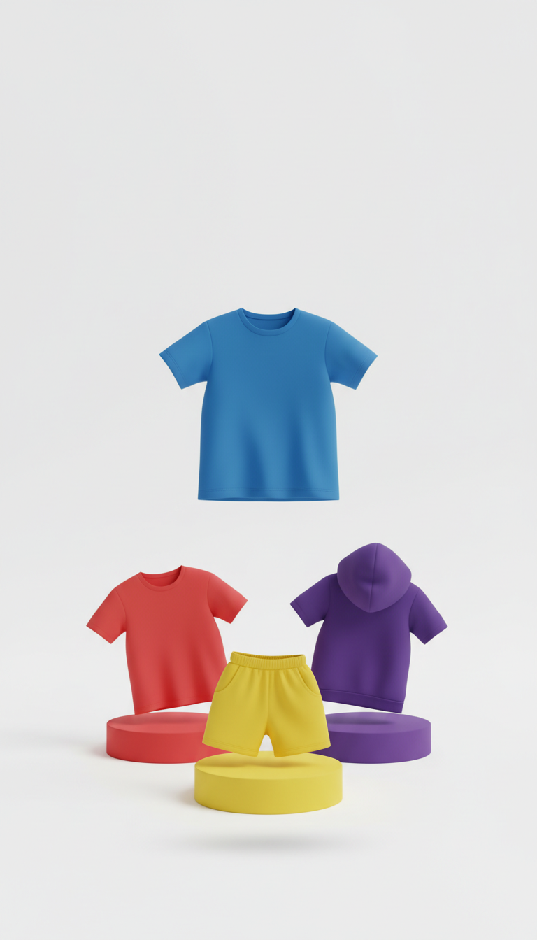 Electric Blue Graphic Tee